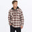 FXR INSULATED HD FLANNEL JACKET in D.Cedar/Sand