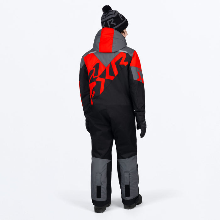 FXR YOUTH COLD CROSS CX MONOSUIT 2025 - Red/Black