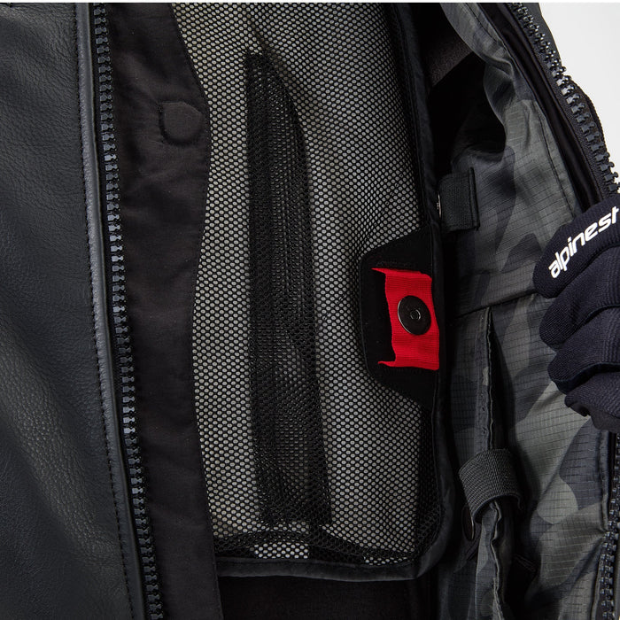 ALPINESTARS TECH-AIR® 3 LEATHER VEST AIRBAG SYSTEM 2025 in Black