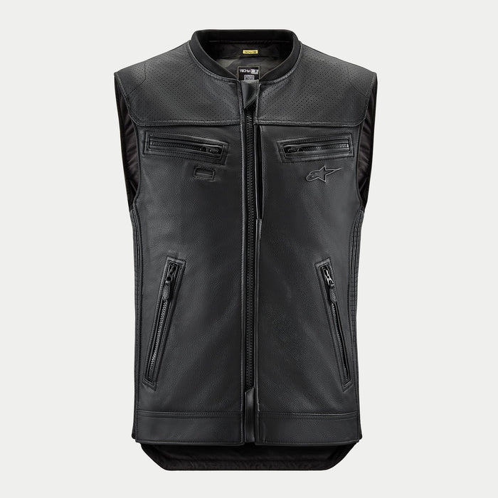ALPINESTARS TECH-AIR® 3 LEATHER VEST AIRBAG SYSTEM 2025 in Black