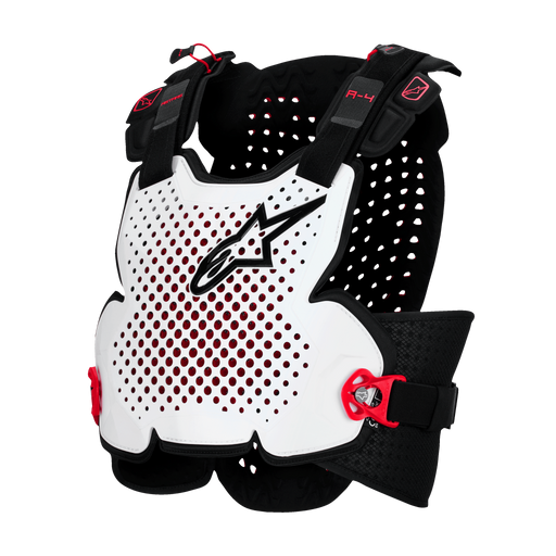 ALPINESTARS A-4 PLASMA CHEST PROTECTOR 2026 IN Black/Red/White