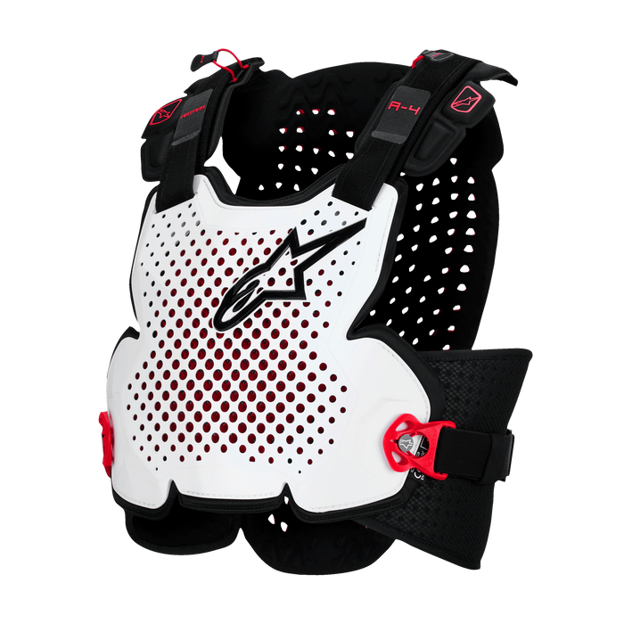 ALPINESTARS A-4 PLASMA CHEST PROTECTOR 2026 IN Black/Red/White