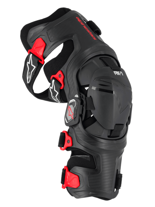ALPINESTARS RK-7 KNEE PLASMA BRACES 2025 in Black/Red
