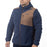 Klim Teton Crest Fleece Hoodie in Insignia Blue - Cocoa Brown 2025