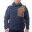 Klim Teton Crest Fleece Hoodie in Insignia Blue - Cocoa Brown 2025