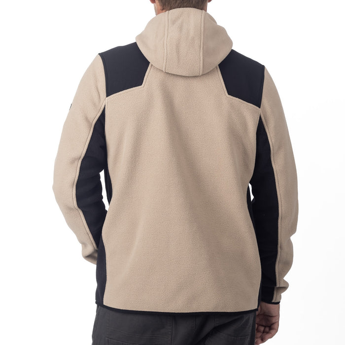 Klim Teton Crest Fleece Hoodie in Montana Tan - Black 2025