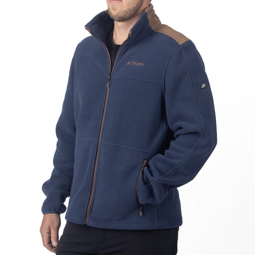 KLIM Teton Crest Fleece Jacket in insignia Blue - Cocoa Brown 2025