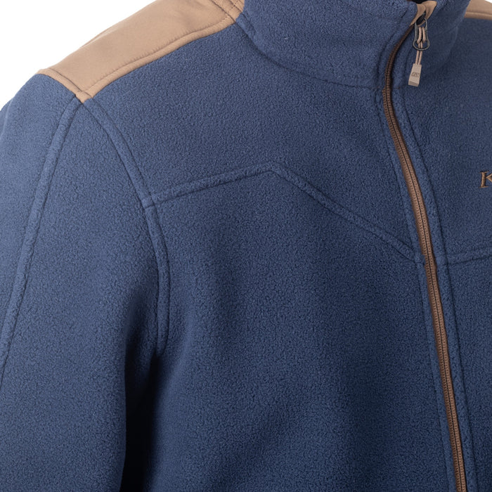 KLIM Teton Crest Fleece Jacket in insignia Blue - Cocoa Brown 2025