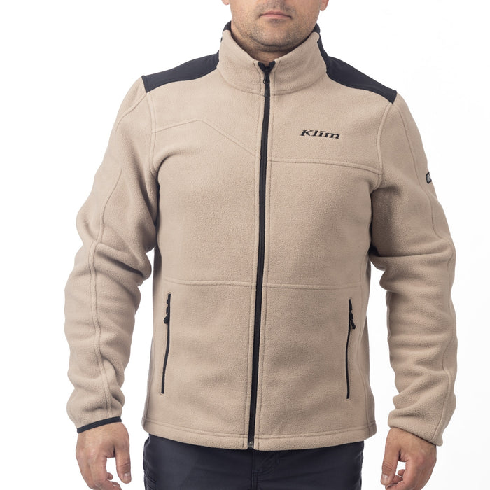 KLIM Teton Crest Fleece Jacket in Montana Tan - Black 2025