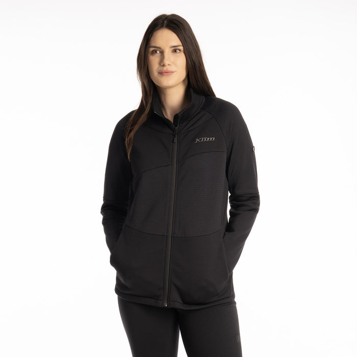 Klim Swan Valley Fleece Jacket in Black