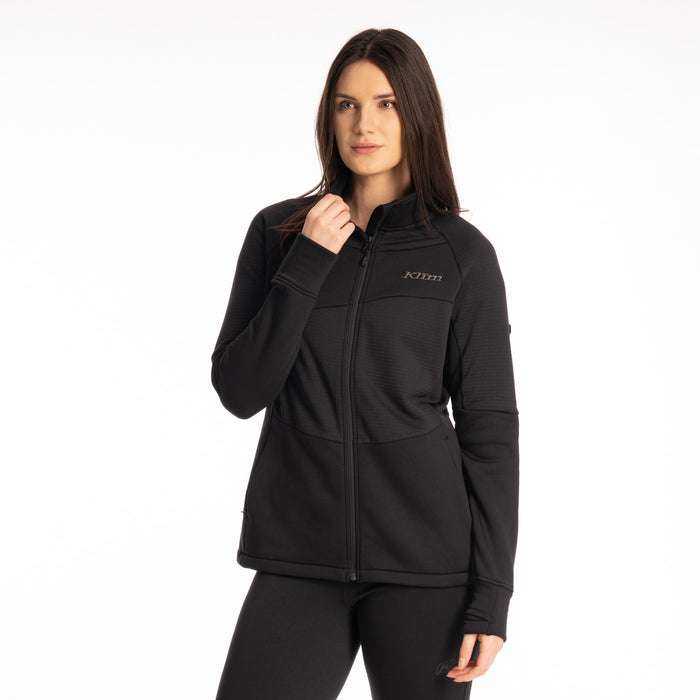 Klim Swan Valley Fleece Jacket in Black