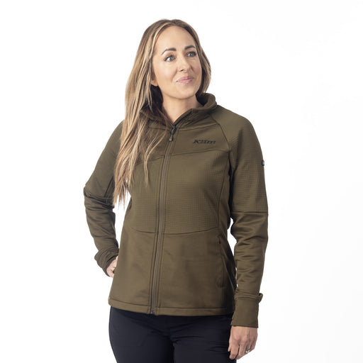 Klim Swan Valley Fleece Jacket in Dark Olive 2025
