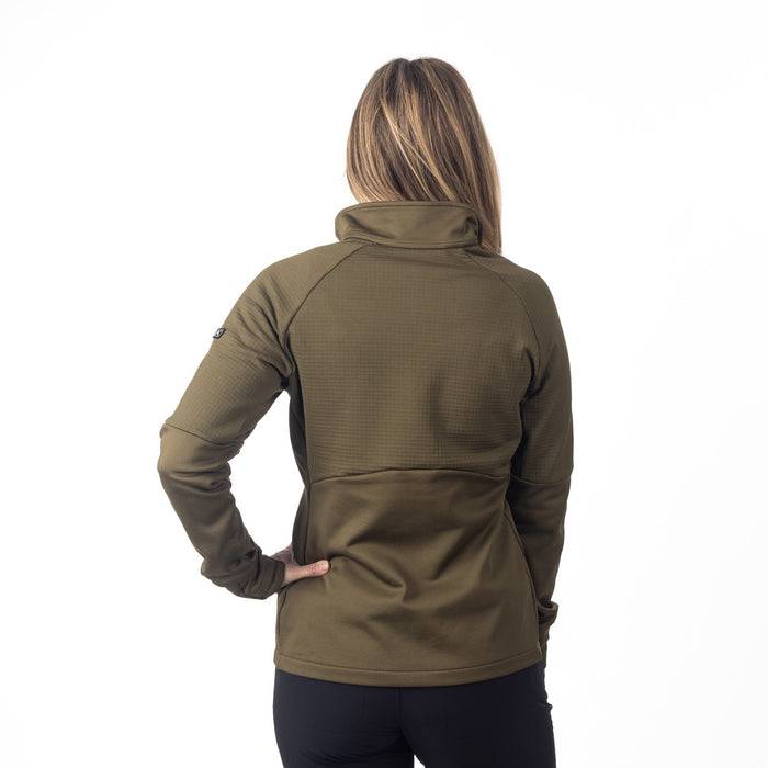Klim Swan Valley Fleece Jacket in Dark Olive 2025
