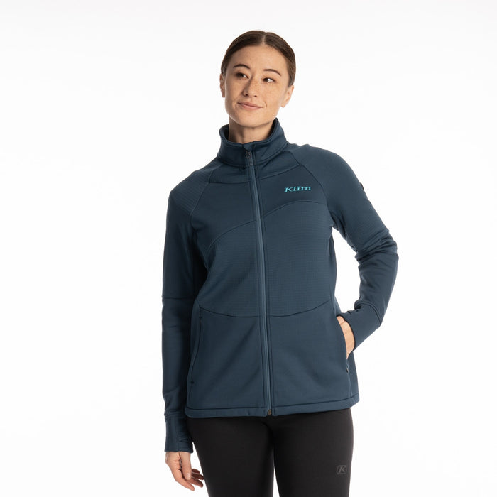 Klim Swan Valley Fleece Jacket in Reflecting Pond