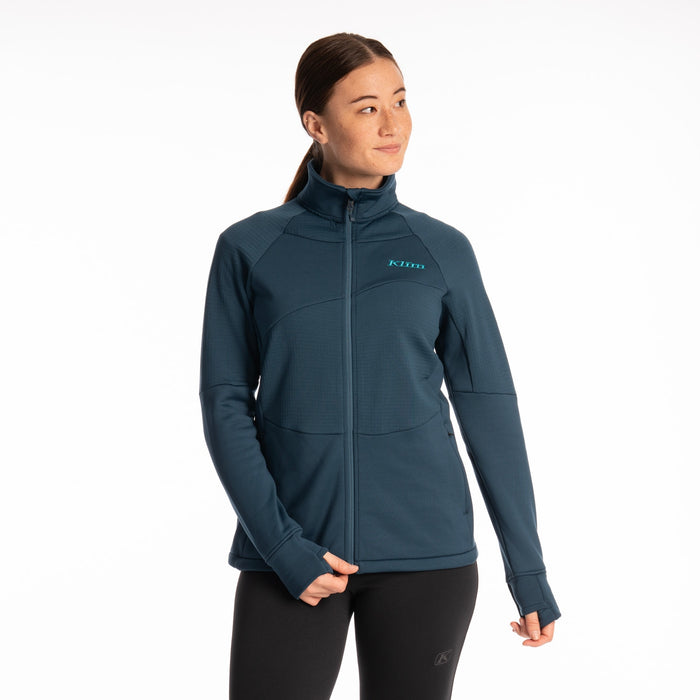 Klim Swan Valley Fleece Jacket in Reflecting Pond