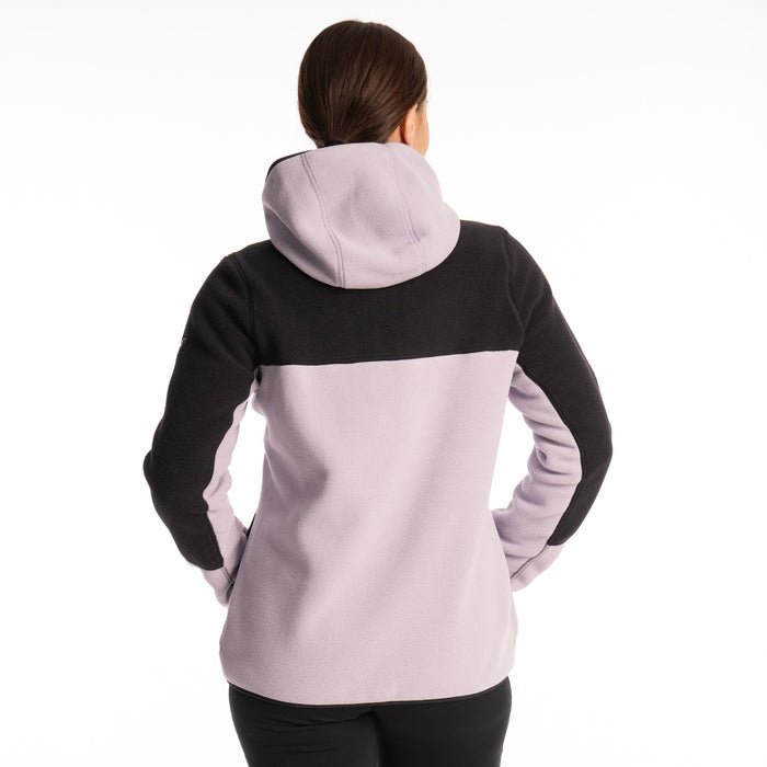 Klim Darby Canyon Fleece Hoodie in Wisteria - Black