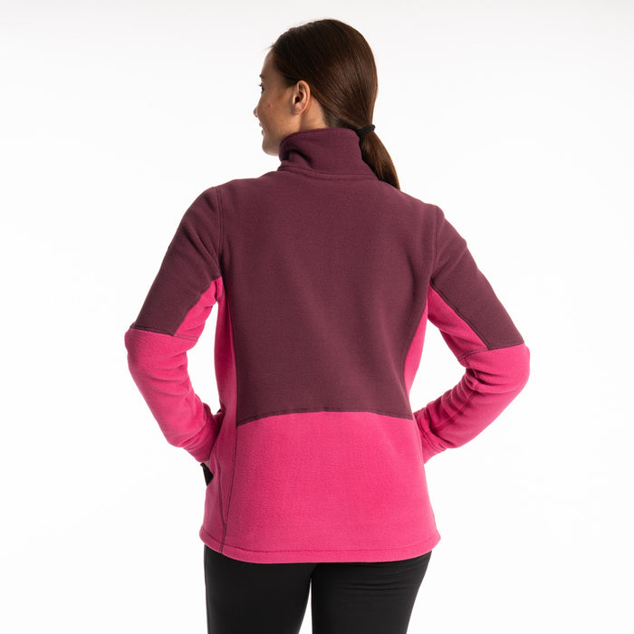 Klim Darby Canyon Fleece Jacket in Fuchsia Red - Italian Plum