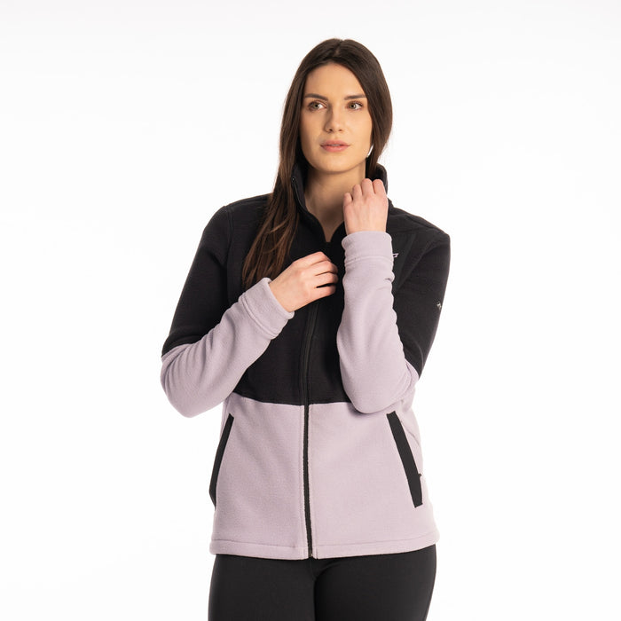 Klim Darby Canyon Fleece Jacket in Wisteria - Black