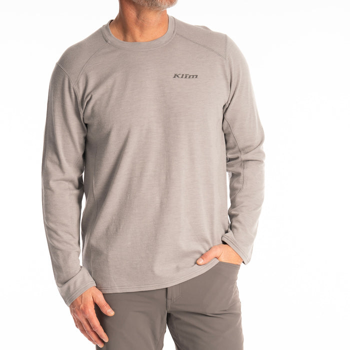 Klim Mesa Falls Wool Long Sleeve Shirt in Monument