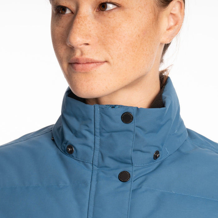 Klim Pine Haven Down Hooded Jacket in Dark Blue