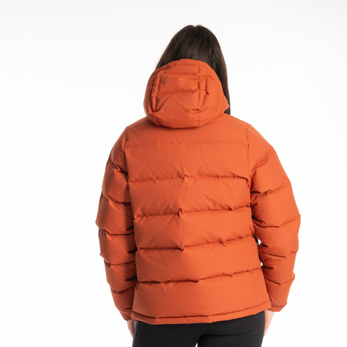 Klim Pine Haven Down Hooded Jacket in Picante