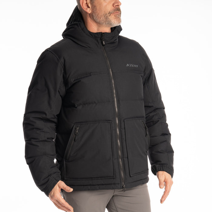 KLIM SAWTOOTH DOWN HOODED JACKET 2025 in Black