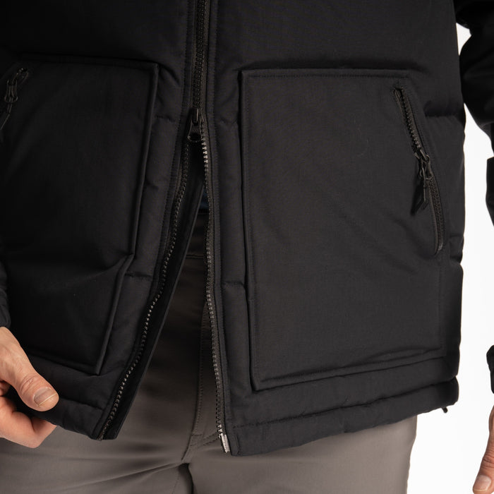 KLIM SAWTOOTH DOWN HOODED JACKET 2025 in Black