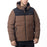 KLIM SAWTOOTH DOWN HOODED JACKET 2025 in Cocoa Brown - Black