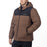 KLIM SAWTOOTH DOWN HOODED JACKET 2025 in Cocoa Brown - Black