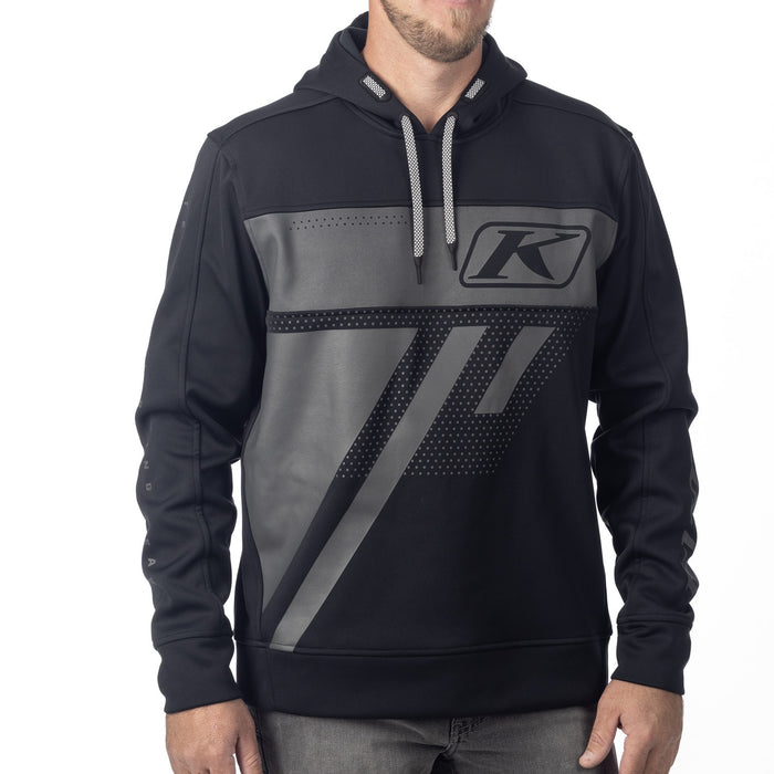 KLIM ARCHER PULLOVER HOODIE 2025 in Black - Asphalt