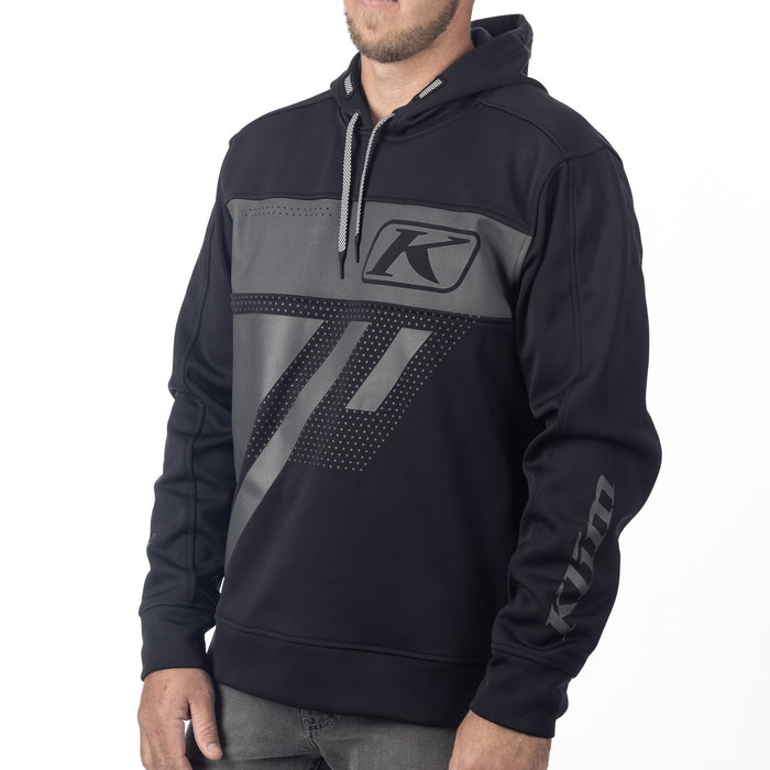 KLIM ARCHER PULLOVER HOODIE 2025 in Black - Asphalt