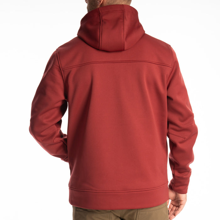 Klim Zone Pullover Hoodie in Cabernet - Fiery Red