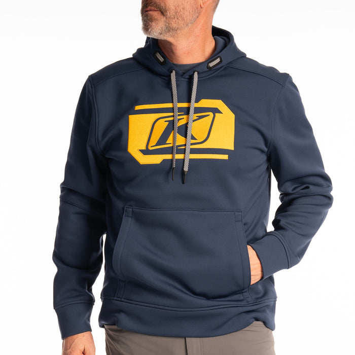 Klim Zone Pullover Hoodie in Dress Blues - Saffron