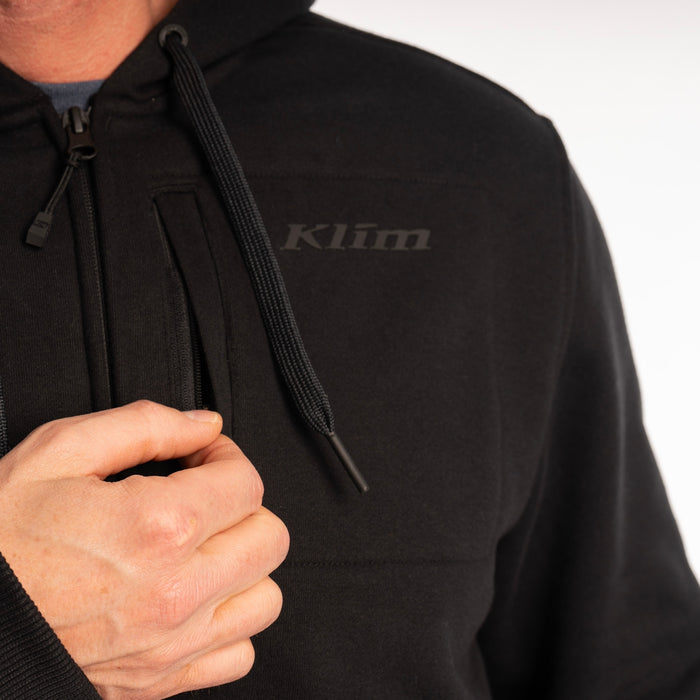 Klim Gunnison Heavyweight Hoodie in Black