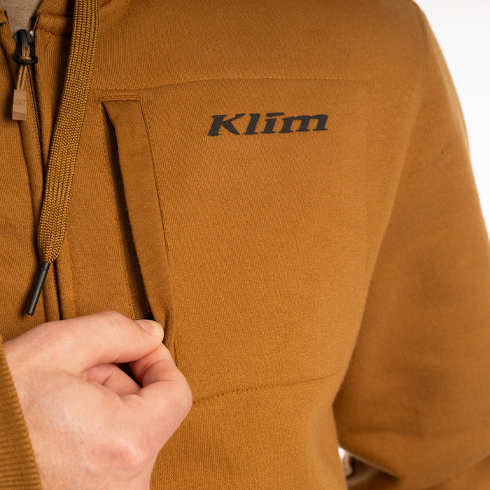 Klim Gunnison Heavyweight Hoodie in Breen