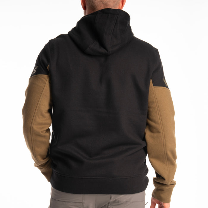 Klim Portage Pullover Hoodie in Dark Olive - Black