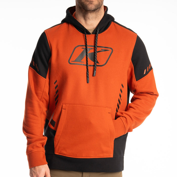 Klim Portage Pullover Hoodie in Picante - Black