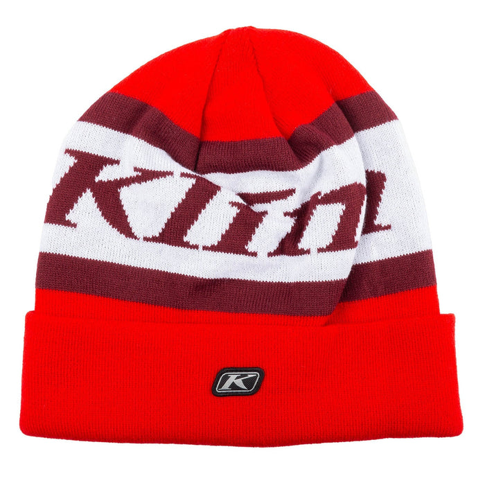 Klim Belmont Point Beanie in Fiery Red - Cabernet