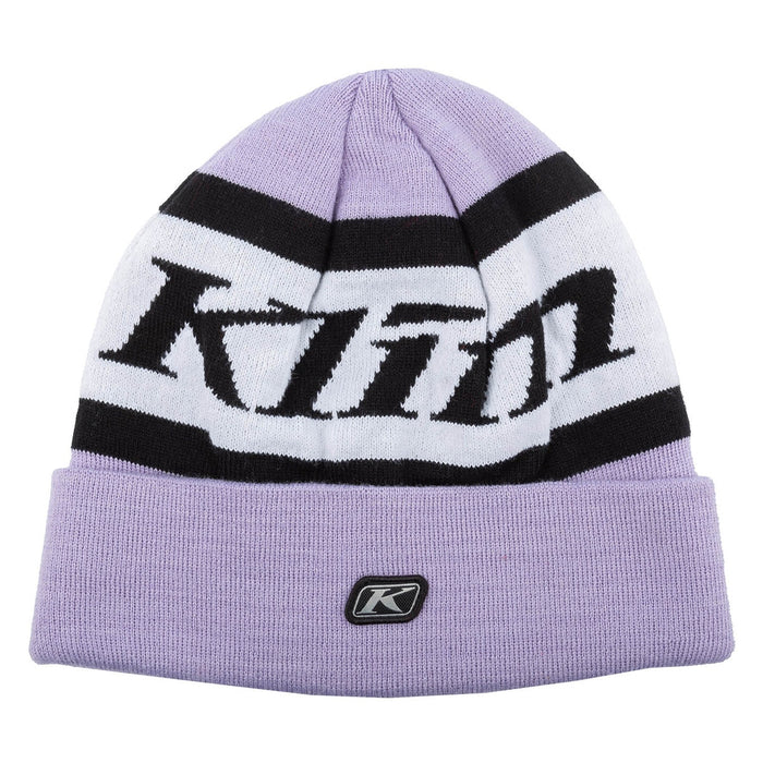 Klim Belmont Point Beanie in Wisteria - Black