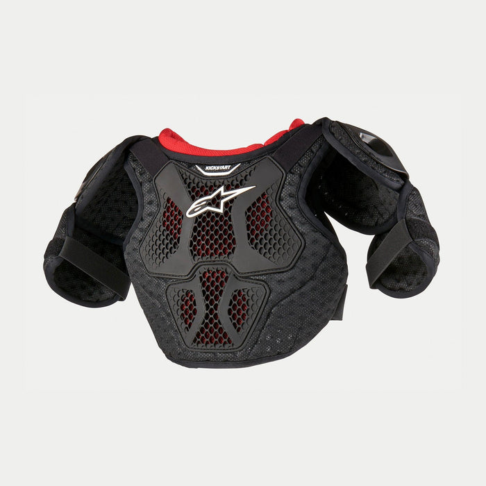 THOR YOUTH BIONIC ACTION KICKSTART CHEST GUARD 2025 in Black/Red