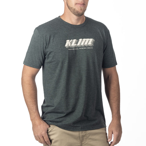 KLIM VISION TRI-BLEND TEE 2025 in Heathered Forest Green - Peyote