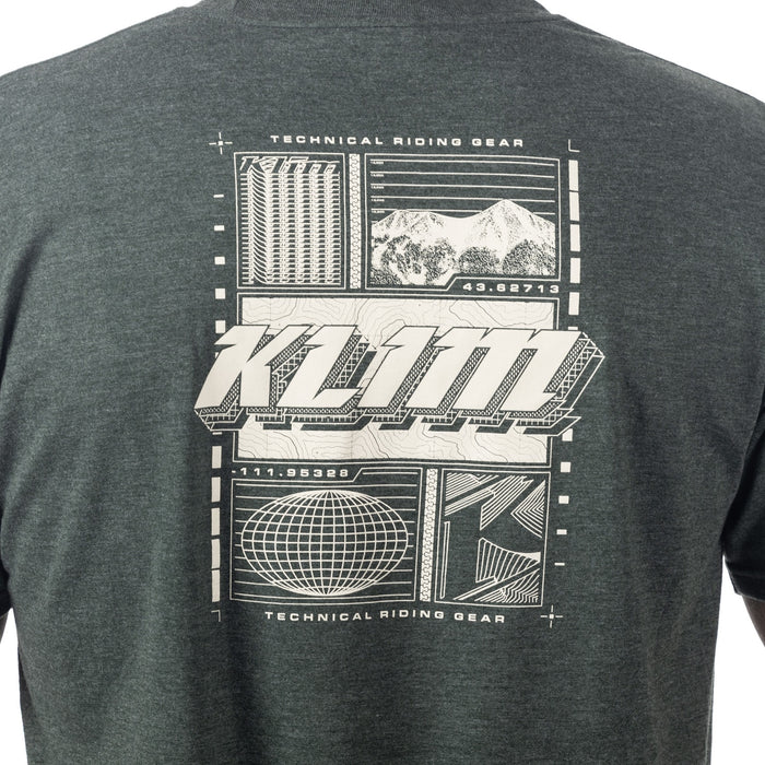 KLIM VISION TRI-BLEND TEE 2025 in Heathered Forest Green - Peyote