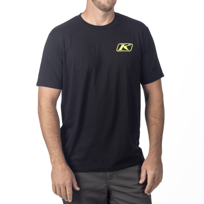 KLIM DESTINATION TRI-BLEND TEE 2025 in Black - Hi-Vis
