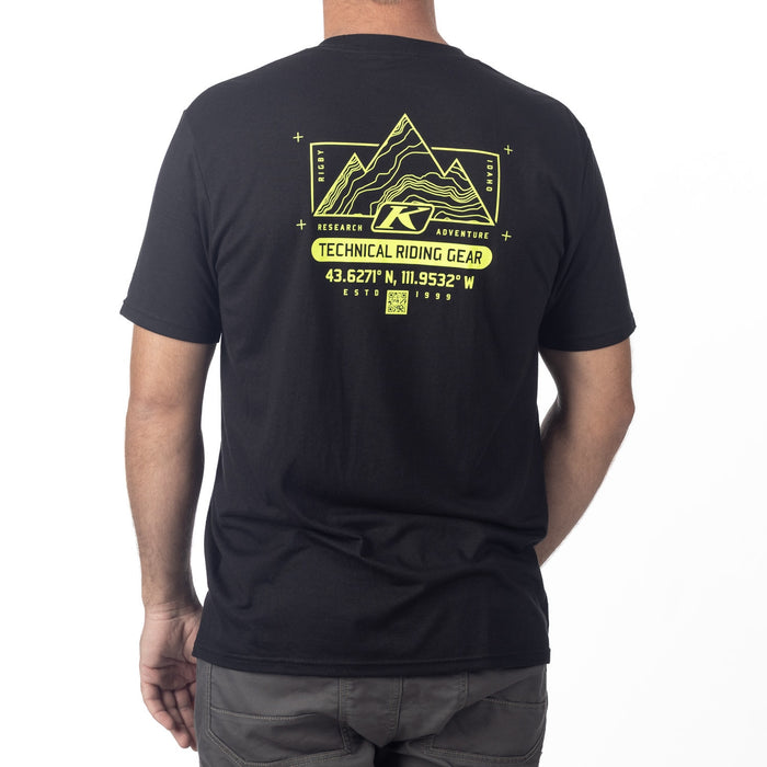 KLIM DESTINATION TRI-BLEND TEE 2025 in Black - Hi-Vis
