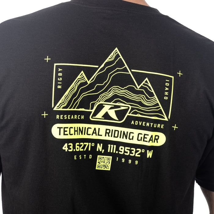 KLIM DESTINATION TRI-BLEND TEE 2025 in Black - Hi-Vis