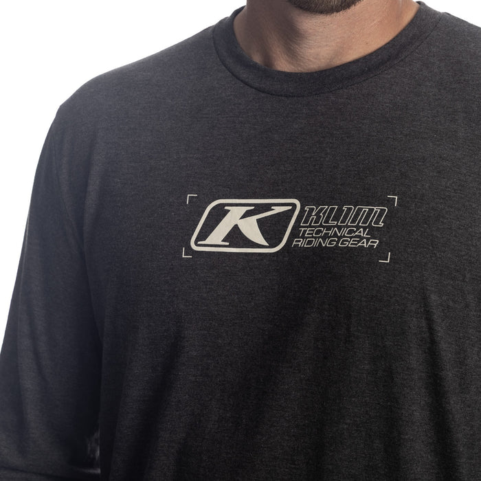 KLIM KLIM TRI-BLEND LONG SLEEVE TEE 2025 in Heathered Charcoal - Peyote