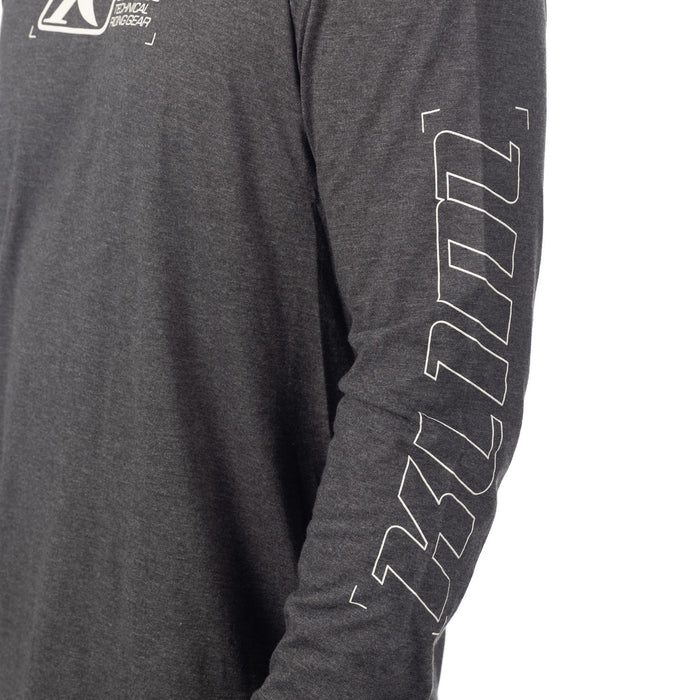 KLIM KLIM TRI-BLEND LONG SLEEVE TEE 2025 in Heathered Charcoal - Peyote