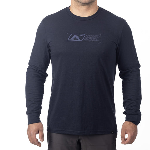 KLIM KLIM TRI-BLEND LONG SLEEVE TEE 2025 in Navy - Vintage Indigo