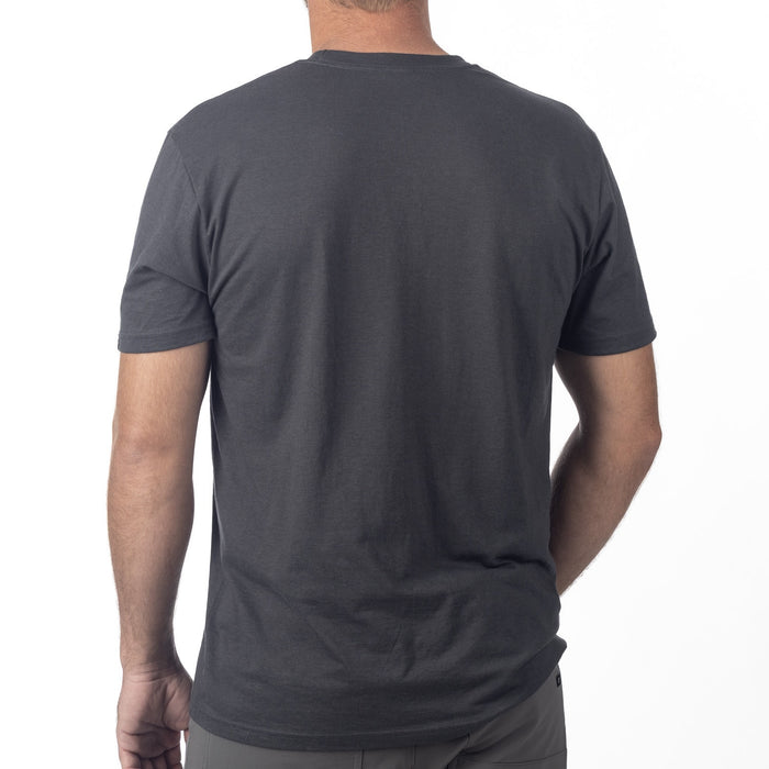 KLIM SPEEDWAY TRI-BLEND TEE 2025 in Charcoal - Hi-Vis