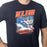 KLIM SPEEDWAY TRI-BLEND TEE 2025 in Navy - Fiery Red